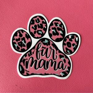Fur Mama Vinyl Decal